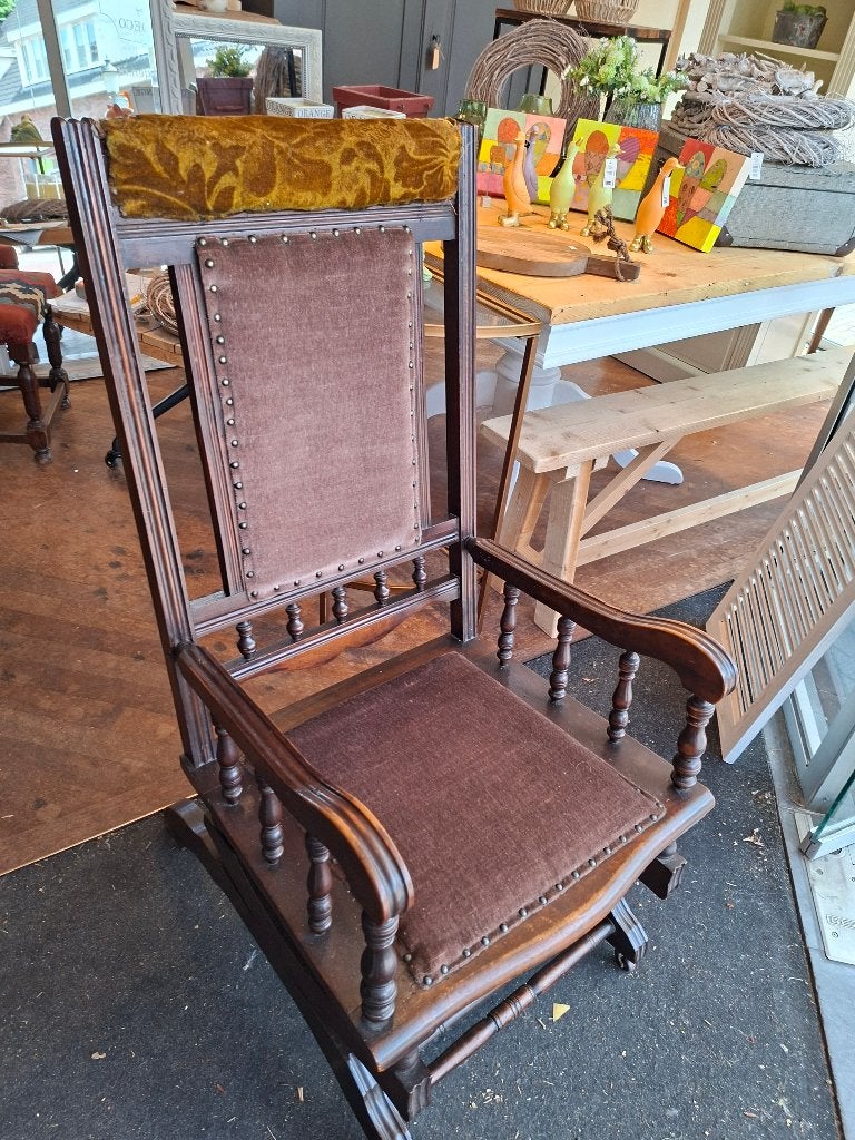 *SALE* Antieke Engelse schommelstoel, Ophalen