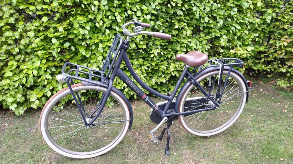 Cortina U4 Transportfiets Dames - 26 inch, 3 versnellingen, Terugtraprem, Gebruikt, Versnellingen, Minder dan 47 cm