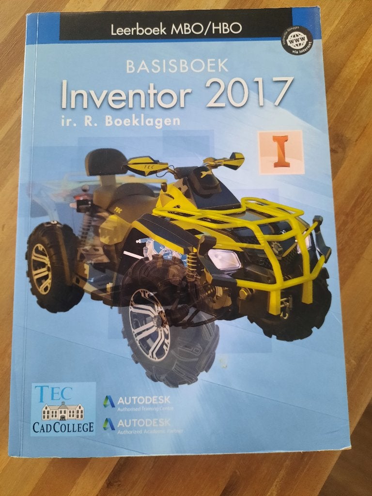Inventor 2017 Basisboek, Zo goed als nieuw, Ir. R. Boeklagen, Beta, HBO