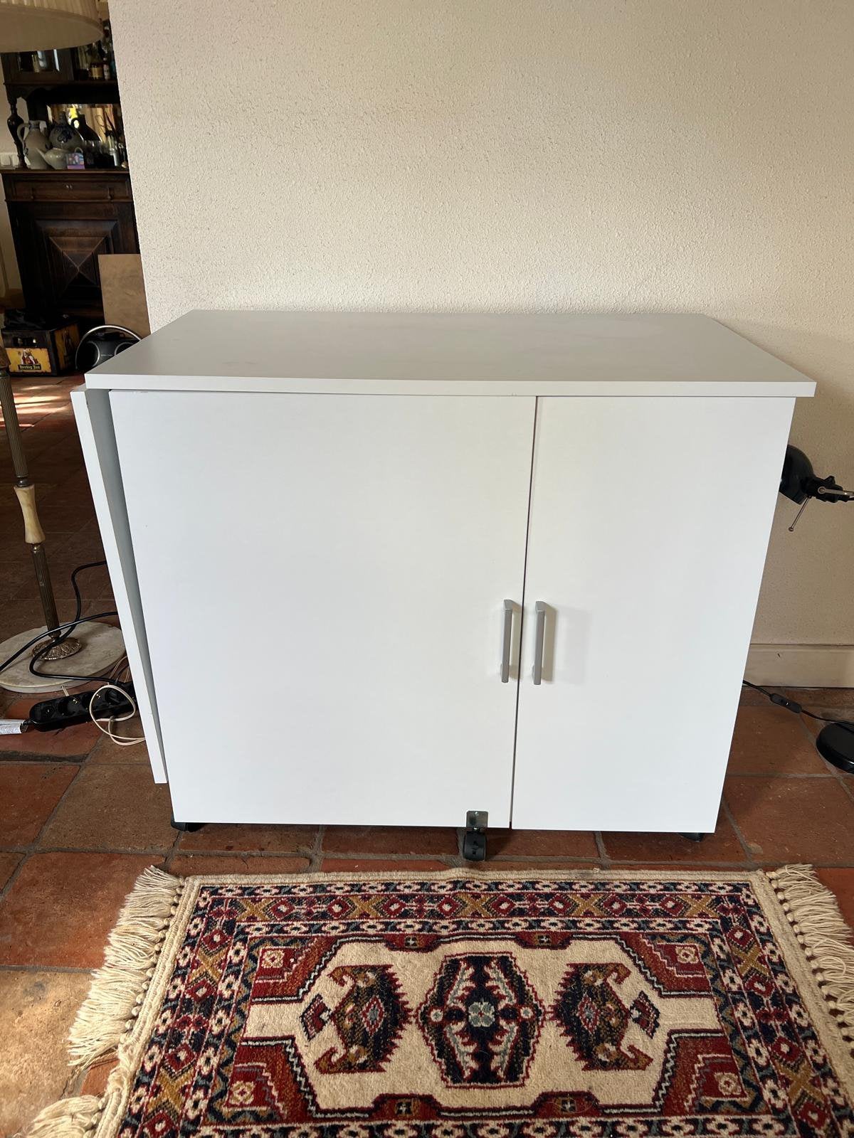 Naaimachine-werktafel - met uitklapblad
