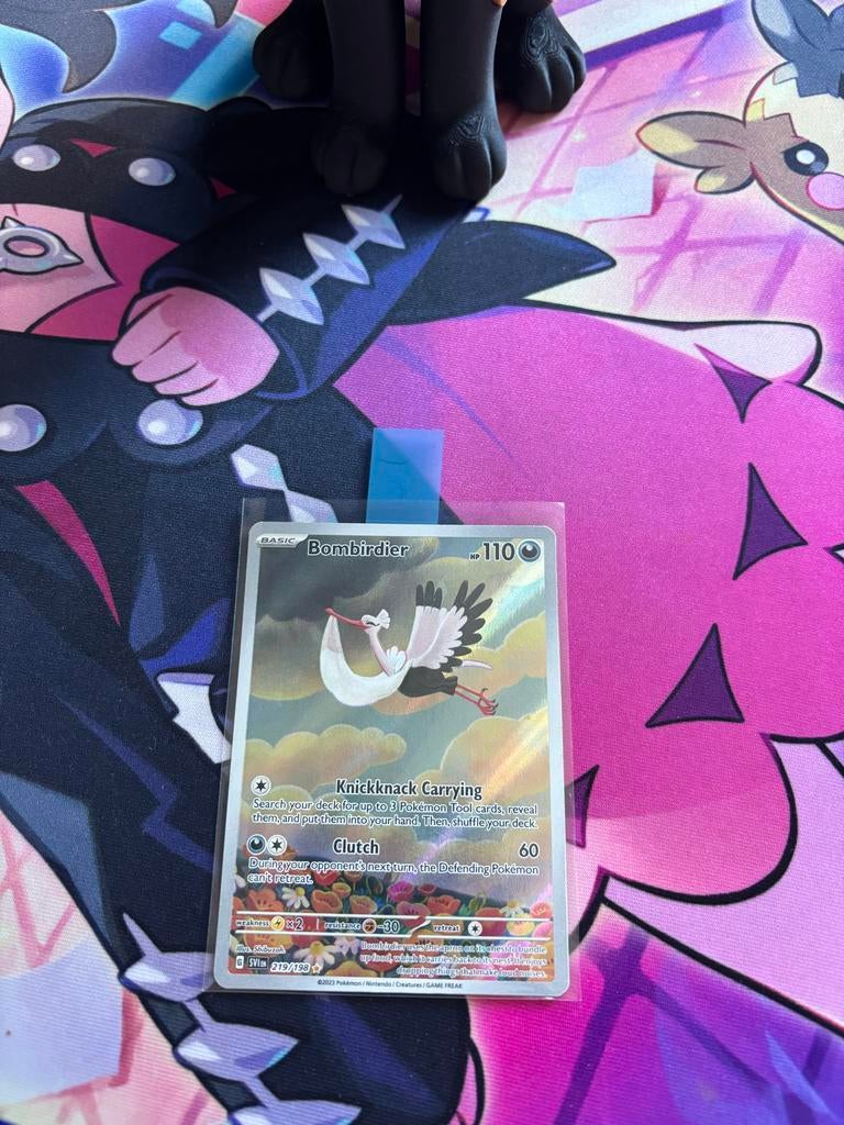 Bombirdier Pokémon full art Kaart 219/198, Ophalen of Verzenden, Zo goed als nieuw, Losse kaart