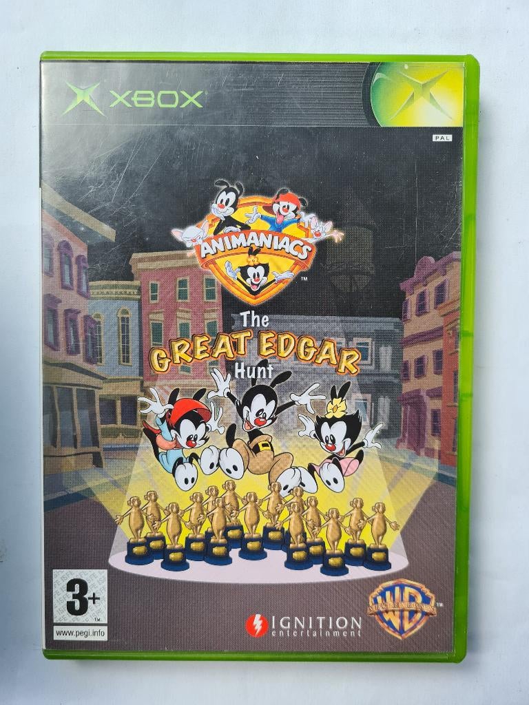 ANIMANIACS the great edgar hunt, Spelcomputers en Games, Games | Xbox Original, Gebruikt, 1 speler, Racen en Vliegen, Ophalen of Verzenden