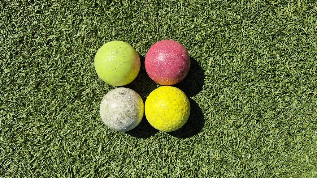 Hockeyballen (4 stuks), Ophalen of Verzenden, Gebruikt, Bal