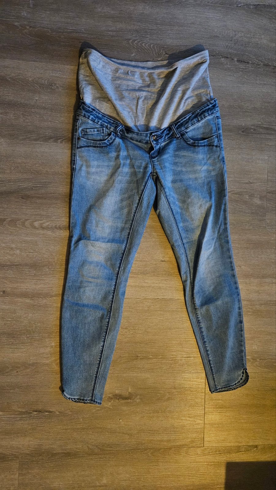 Positiebroek Mamalicious 29/32, Blauw, Mamalicious, Gedragen, Broek of Spijkerbroek
