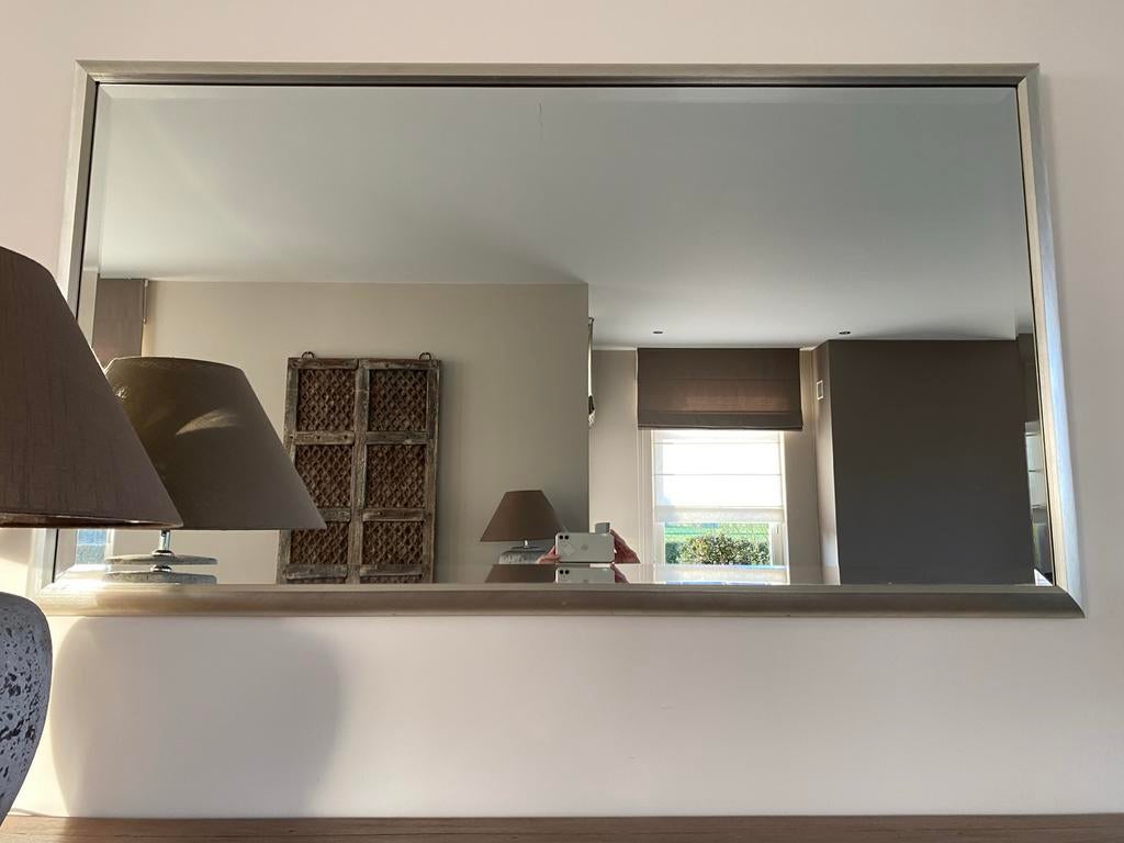 Prachtige grote spiegel - 138x75 cm, Huis en Inrichting, Woonaccessoires | Spiegels, Ophalen, 125 cm of meer, Zo goed als nieuw