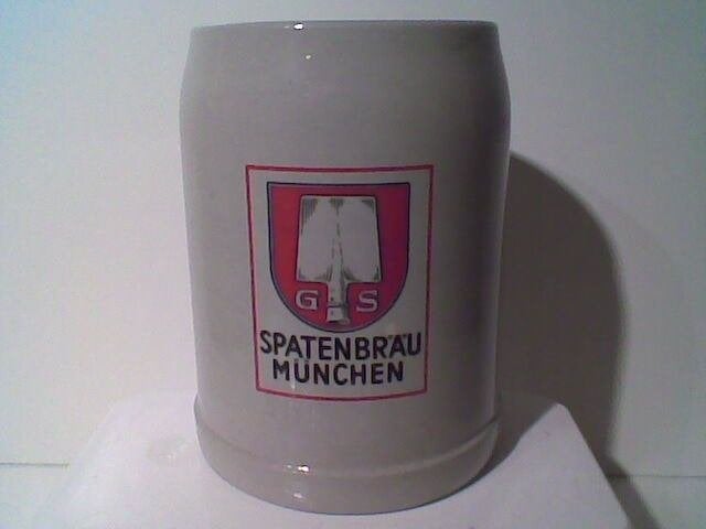 Spatenbräu München bierpot, Verzamelen, Verzenden, Zo goed als nieuw, Pul(len), Overige merken