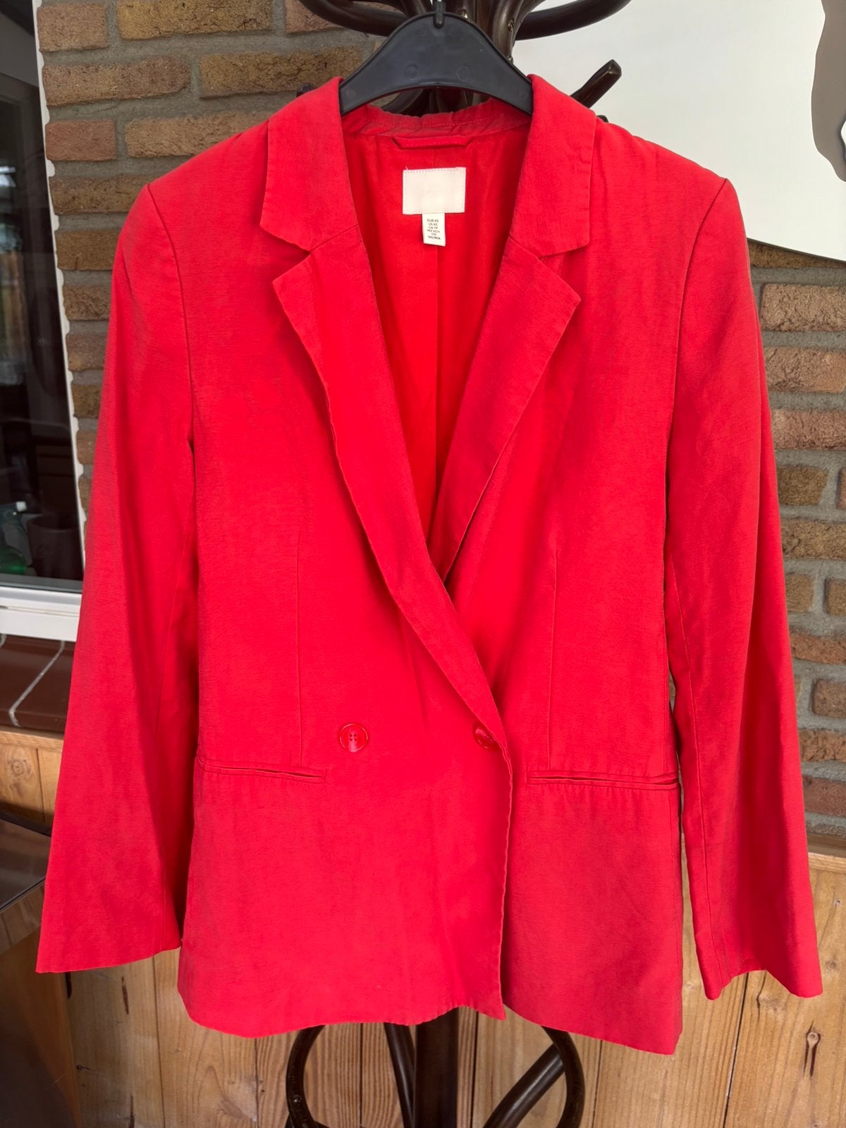 Blazer H&M maat XS, Ophalen of Verzenden, Zo goed als nieuw, Jasje, Maat 34 (XS) of kleiner