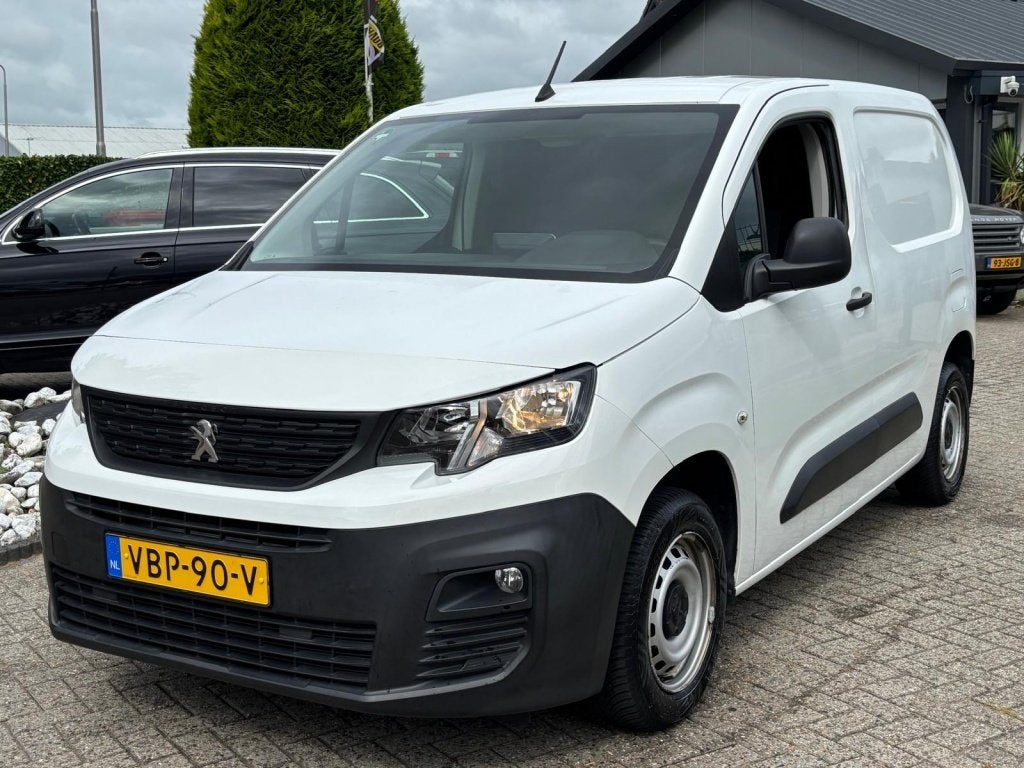 Peugeot Partner 1.5 HDI 2019 Schuifdeur MARGE Navigatie 91.0, Auto's, Stof, Gebruikt, 4 cilinders, Wit