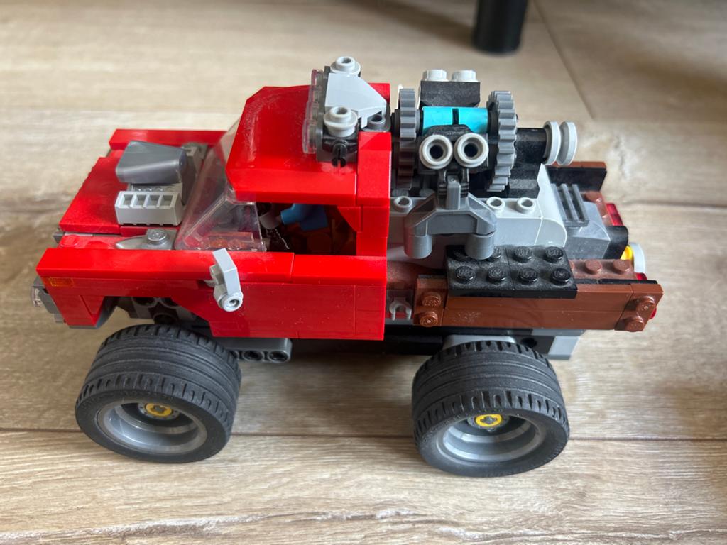 Lego Hidden Side Monstertruck met minifiguur, Ophalen of Verzenden, Gebruikt, Overige merken