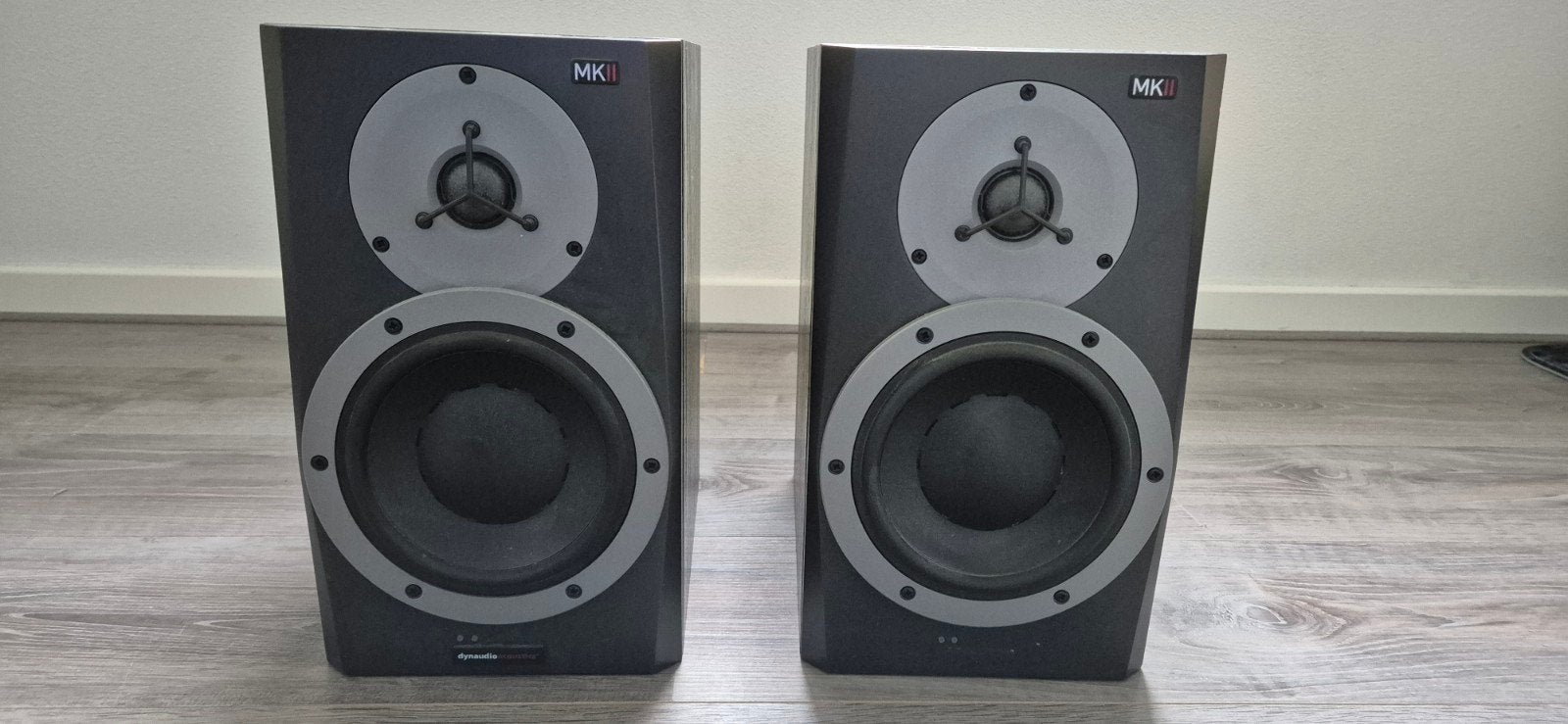 Set van 2 prima Dynaudio BM5A MKII studiomonitors / speakers, Audio, Tv en Foto, Luidsprekers, Inclusief kabels, Ophalen