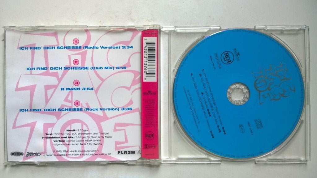 Tic Tac Toe - Ich Find' Dich Scheiße, Ophalen of Verzenden, Zo goed als nieuw, Pop