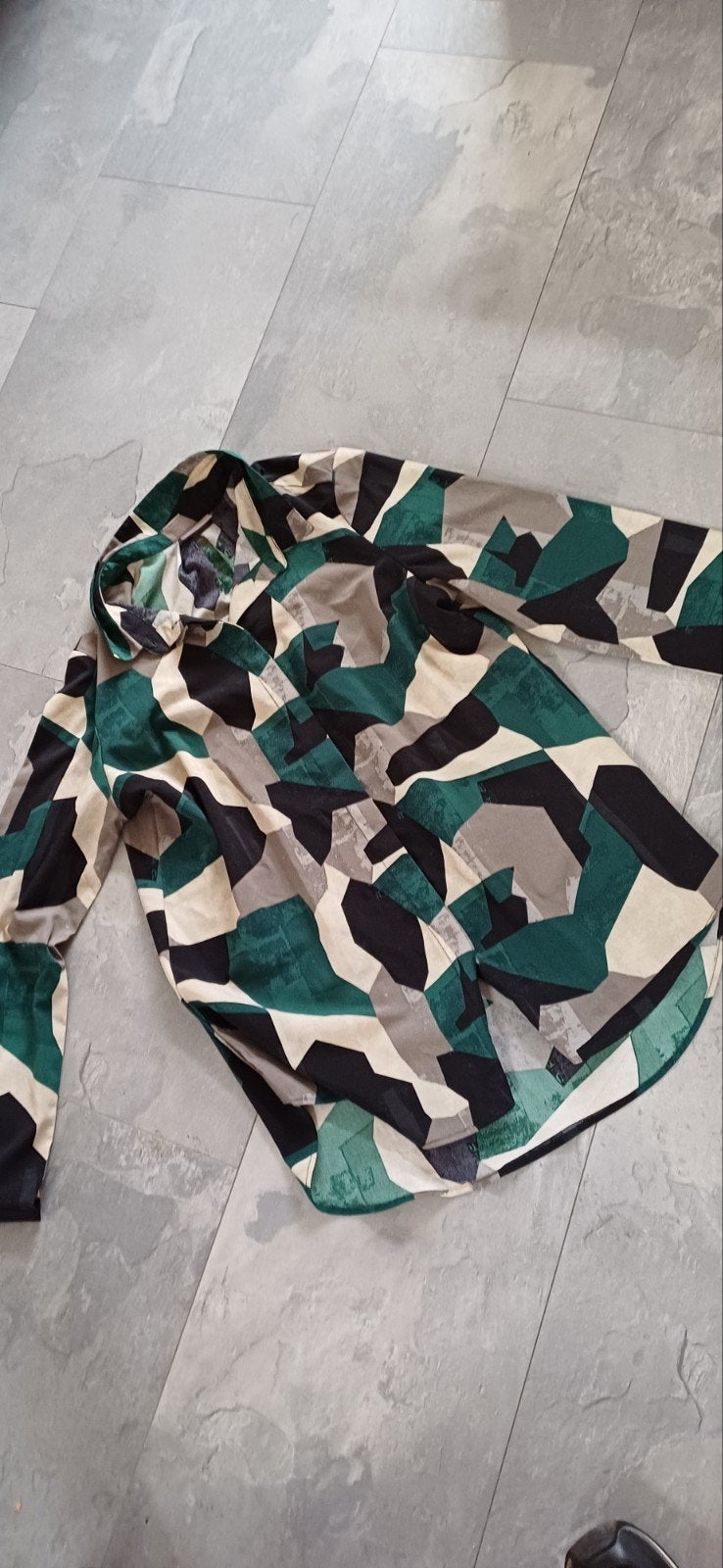tka mooie blouse van vera moda maat m van oksel naar 50 cm, Ophalen of Verzenden, Zo goed als nieuw, Maat 38/40 (M), Zwart