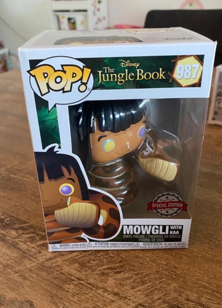 Funko Pop! The Jungle Book - Mowgli with Kaa #987, Ophalen of Verzenden, Nieuw