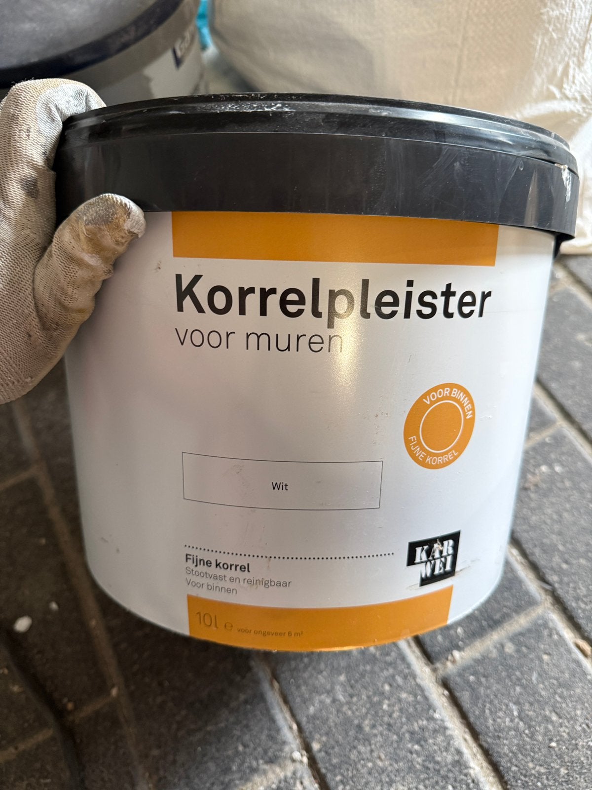Korrelpleister wit, Ophalen, Zo goed als nieuw, Wit