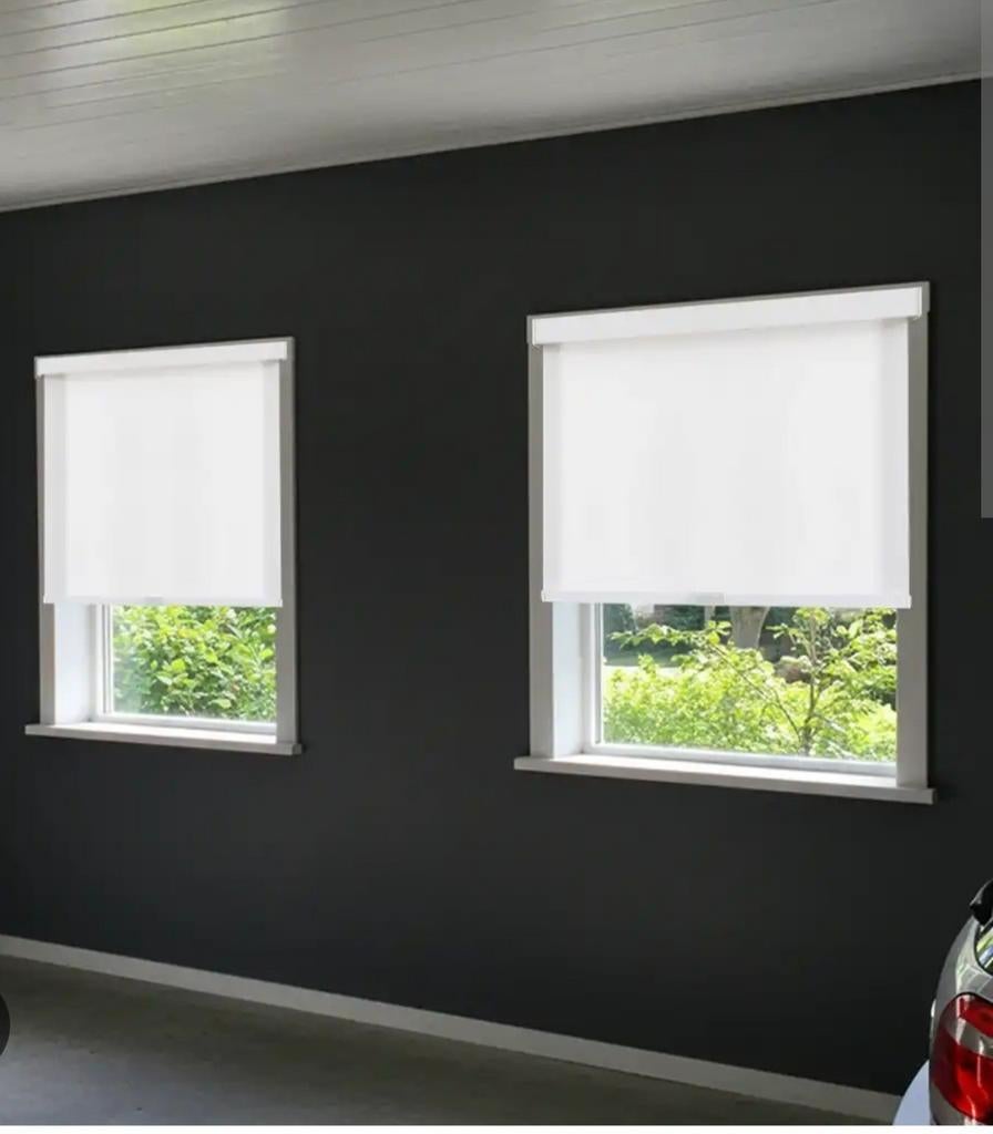 Lichtdoorlatend rolgordijn wit 60x190 cm, Ophalen of Verzenden