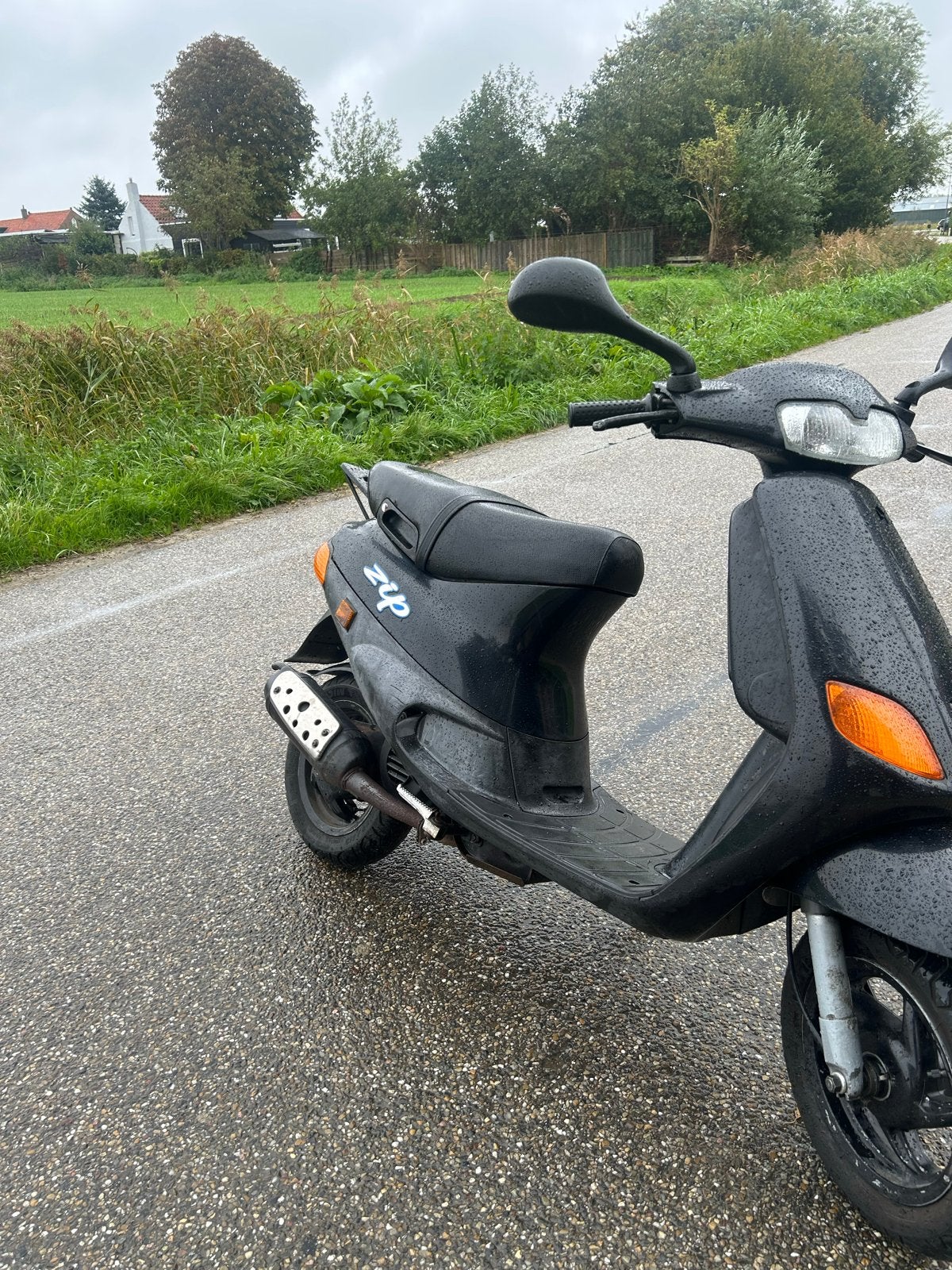 Piaggio Zip Scooter - Zwart, Goede Staat, Ophalen, Gebruikt, Maximaal 45 km/u, Zip
