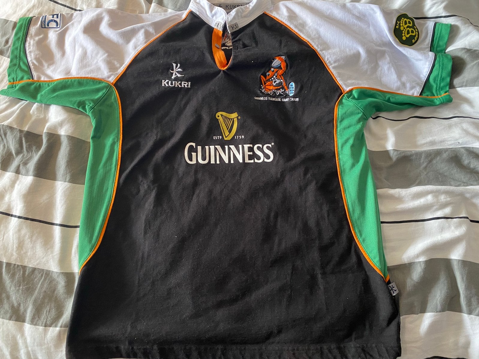 Guinness Shangai Hairy Crabs Rugby (XL), Verzenden, Zo goed als nieuw, Kleding