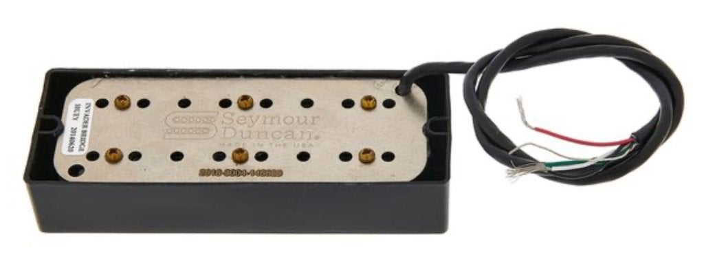Seymour Duncan Invader,  8 snaren humbucker SH-8b Bridge BL, Ophalen of Verzenden, Zo goed als nieuw, Elektrische gitaar