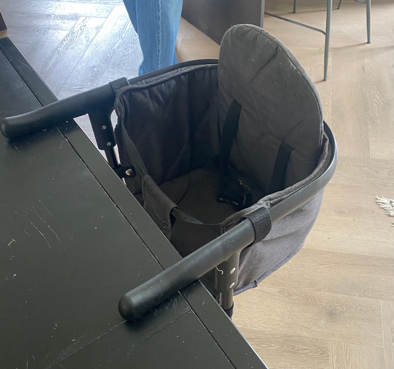 Kinderzitje Topmark - aan tafel te klemmen, Ophalen, Zo goed als nieuw, Topmark