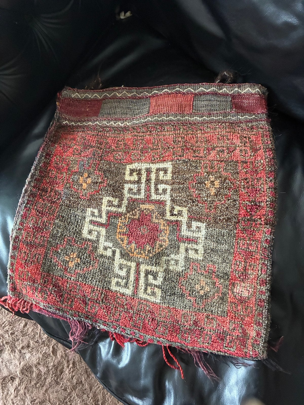 Decoratieve kussens met oosters tapijtpatroon, Ophalen, Gebruikt, Overige kleuren, Vierkant