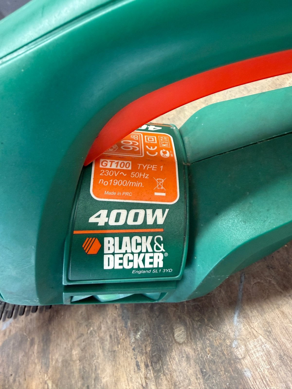 Black & Decker GT100 Heggenschaar 400W, Ophalen of Verzenden, Gebruikt, Elektrisch
