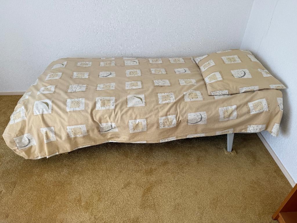 Bed - 1 persoons, Huis en Inrichting, Ophalen, Gebruikt, 90 cm, Eenpersoons