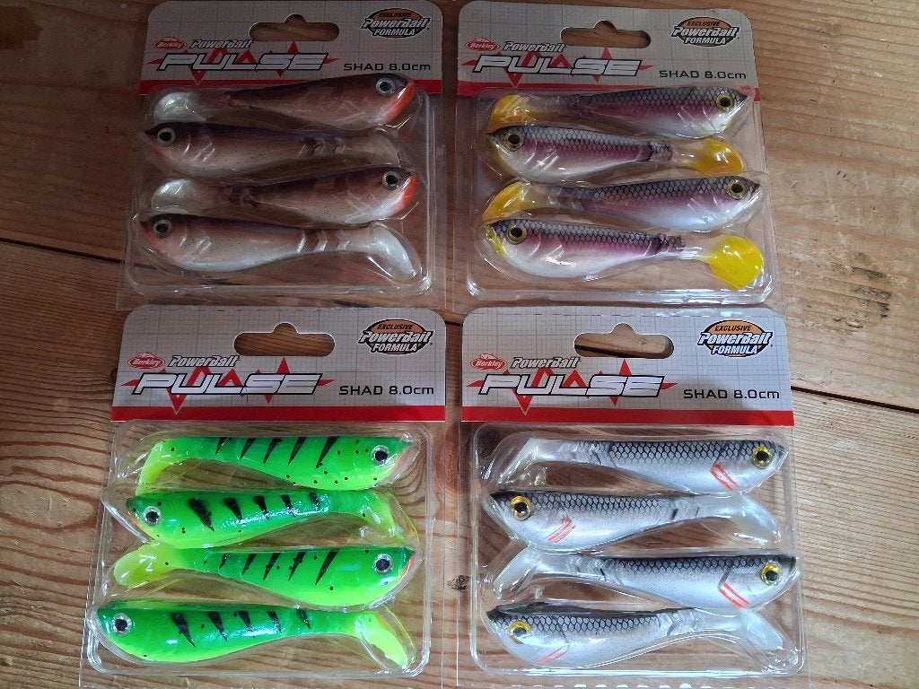 Berkley Pulse Shad 8cm (4-Packs) diverse kleuren..., Tinstraat, Overige typen, Nieuw, Ophalen of Verzenden