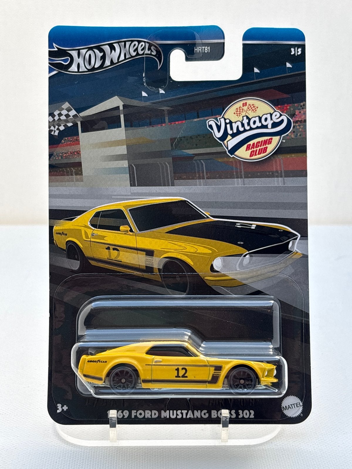 Hot Wheels Vintage '69 Ford Mustang Boss 302 - Nieuw, Auto, Nieuw, Ophalen of Verzenden, Mattel
