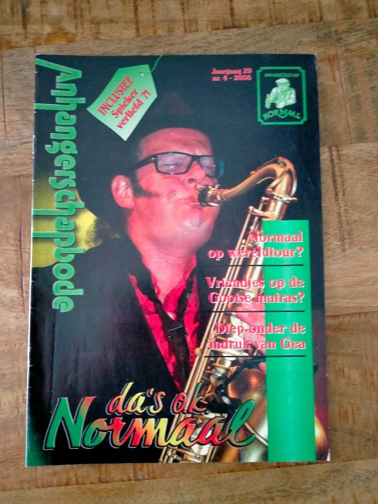 Normaal Anhangerschapsbode nr. 4 - 2008 tijdschrift blad, Verzenden, Gebruikt, Boek, Tijdschrift of Artikel