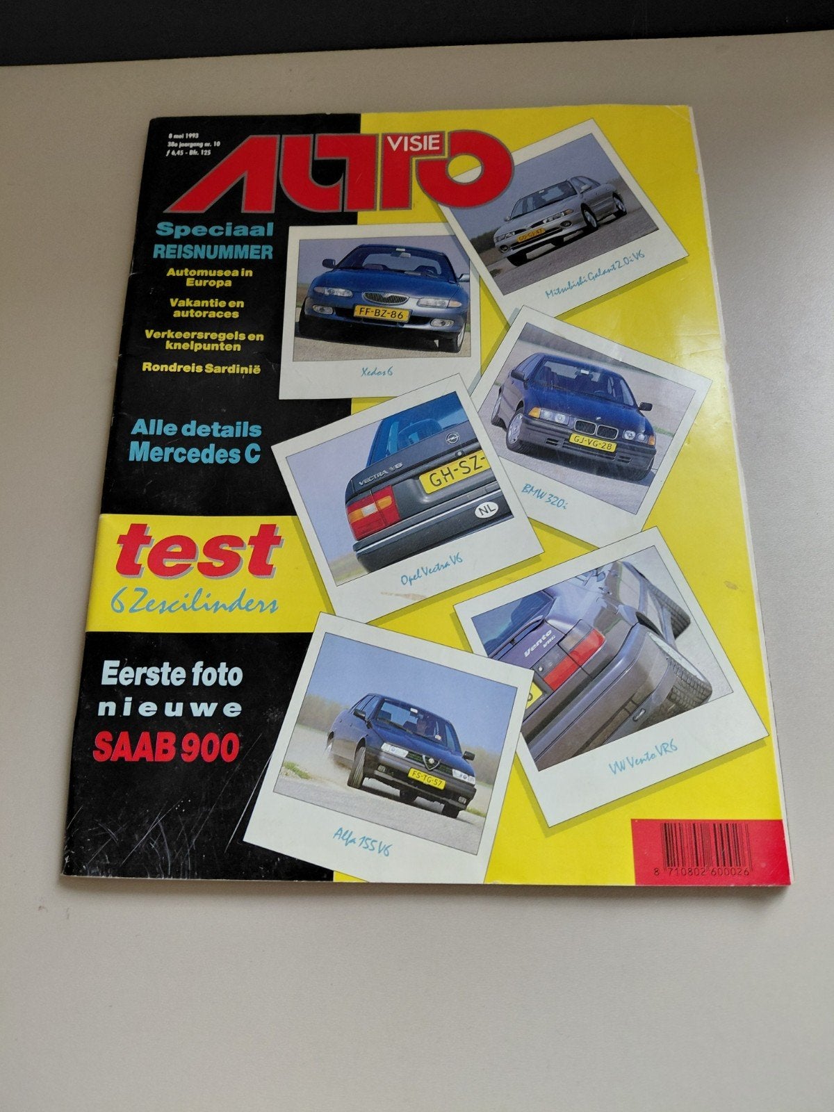 Auto Visie Magazine - Mei 1993 - Speciaal Reisnummer, Boeken, Ophalen of Verzenden, Gelezen