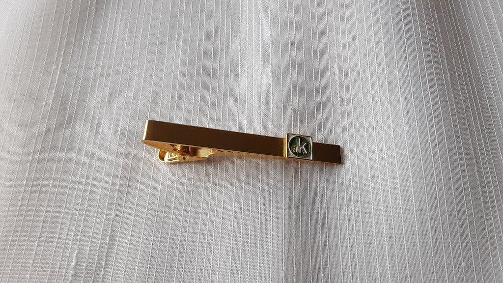 broche clip, goudkleurig, stropdas, sjaal (54), Overige materialen, 4 tot 7 cm, Ophalen of Verzenden, Zo goed als nieuw