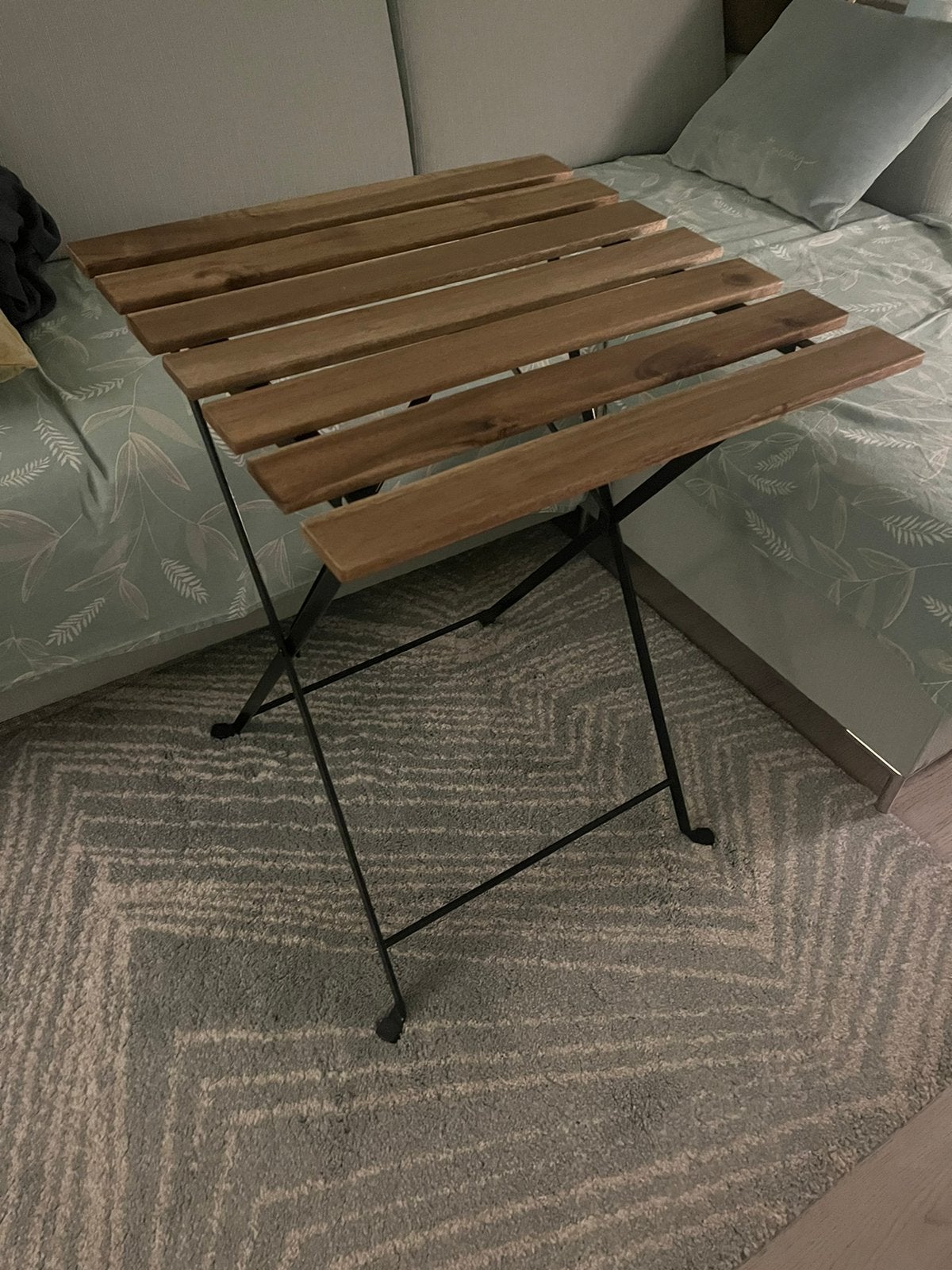 Ikea outdoor table, Ophalen, Zo goed als nieuw, 2 zitplaatsen