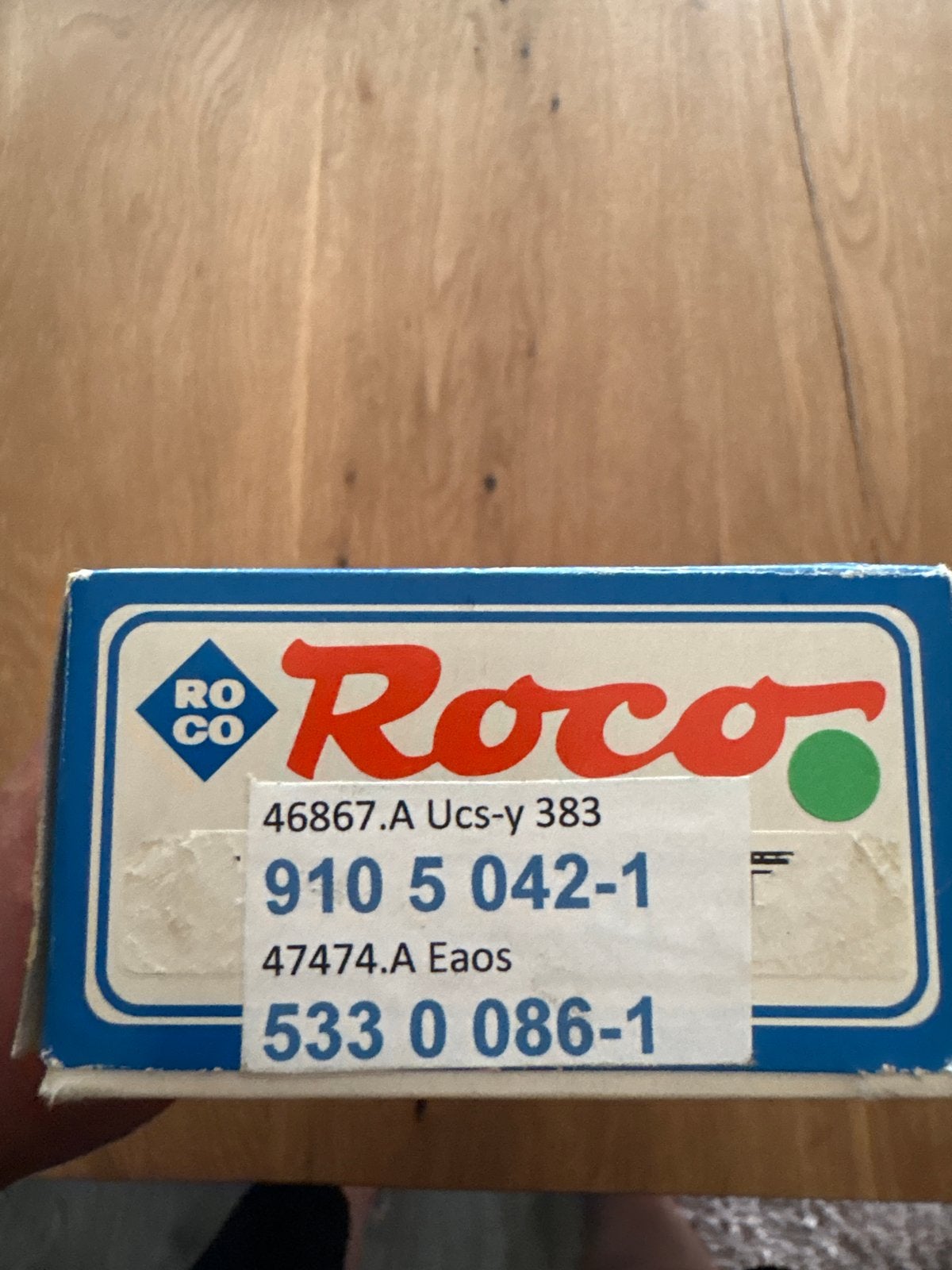 Roco Wagon Set: Ucs-y 383 en Eaos 47474.A, Ophalen, Gelijkstroom, Wagon, Roco