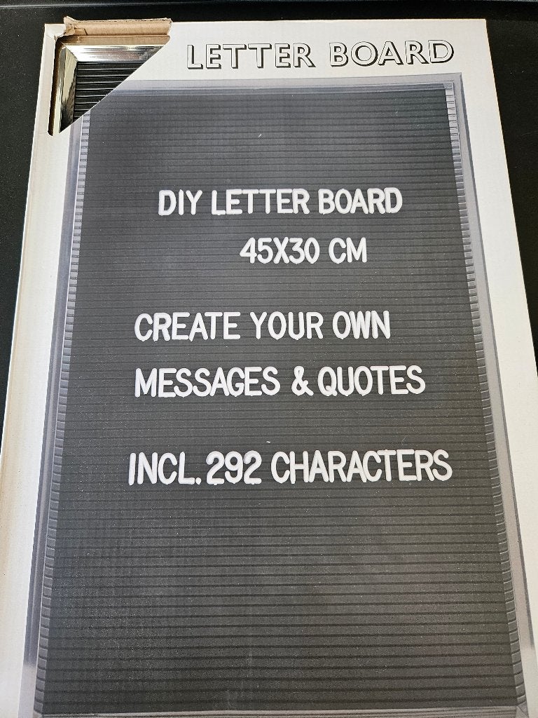 Letterbord, Ophalen, Nieuw, Overige typen