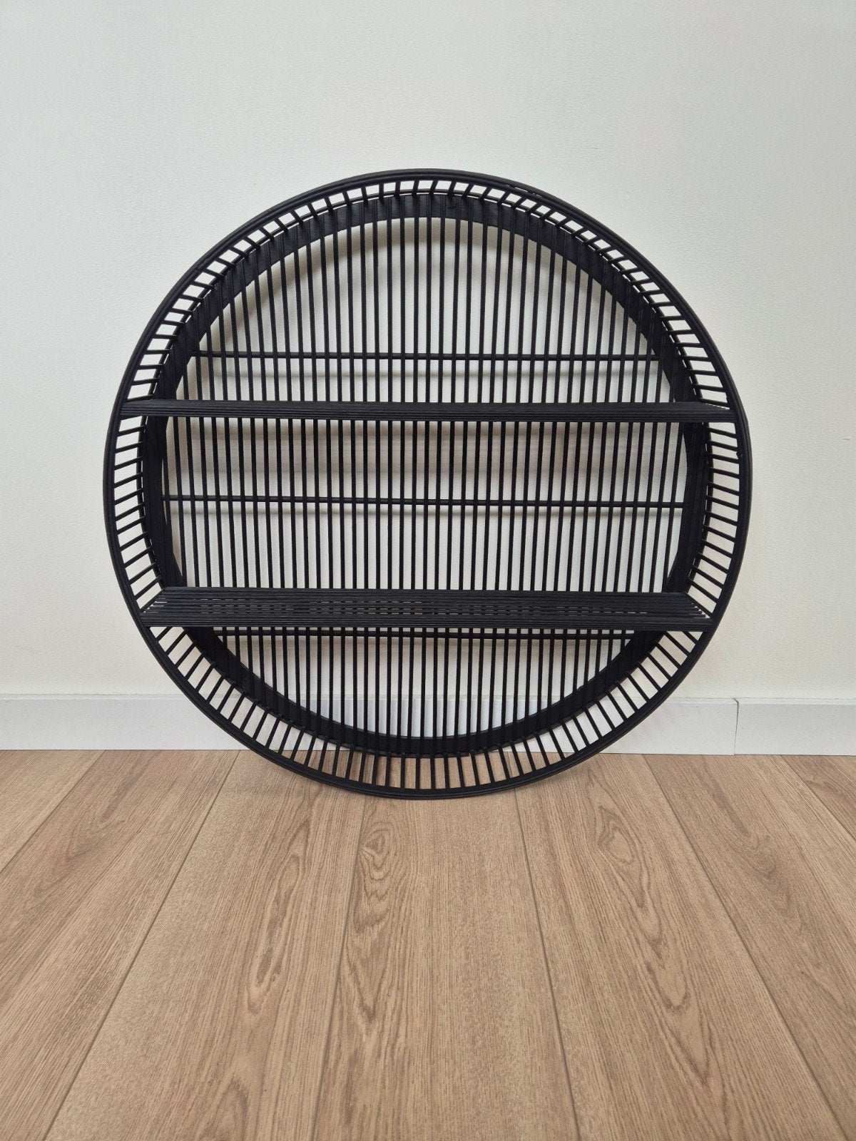 Rond wandrek van bamboe, zwart, Ophalen, Gebruikt