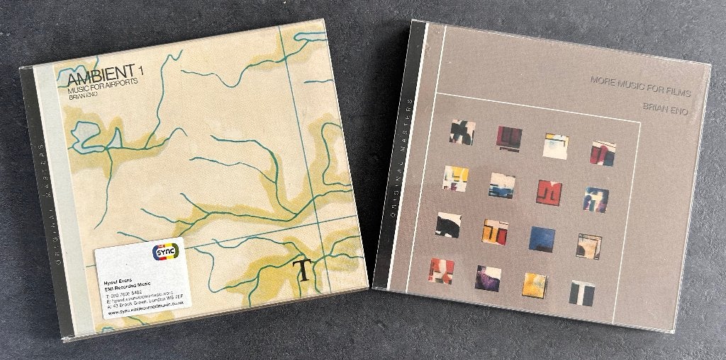 BRIAN ENO - Music for airports & More music for films (2CD), Ophalen of Verzenden, Zo goed als nieuw, Overige genres
