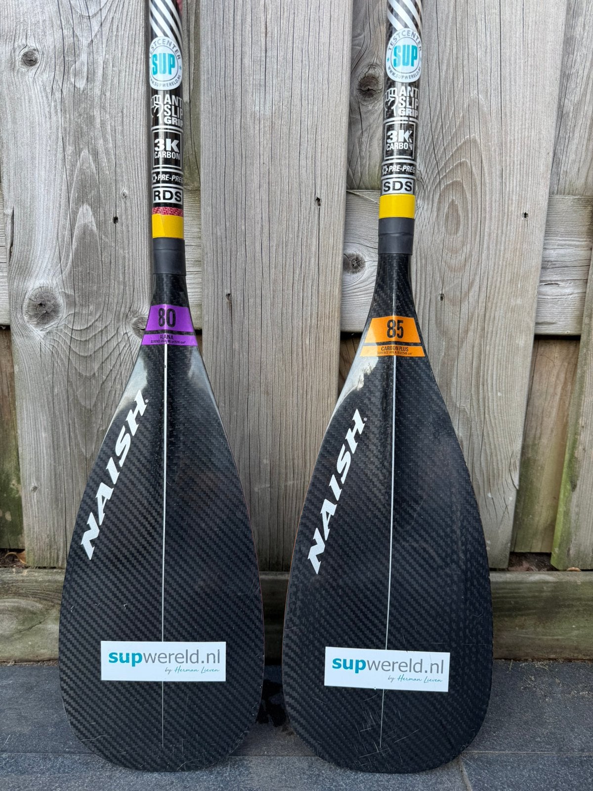 Naish Carbon Plus SUP peddels, zeer lichtgewicht en flexibel, Watersport en Boten, Ophalen of Verzenden, Zo goed als nieuw