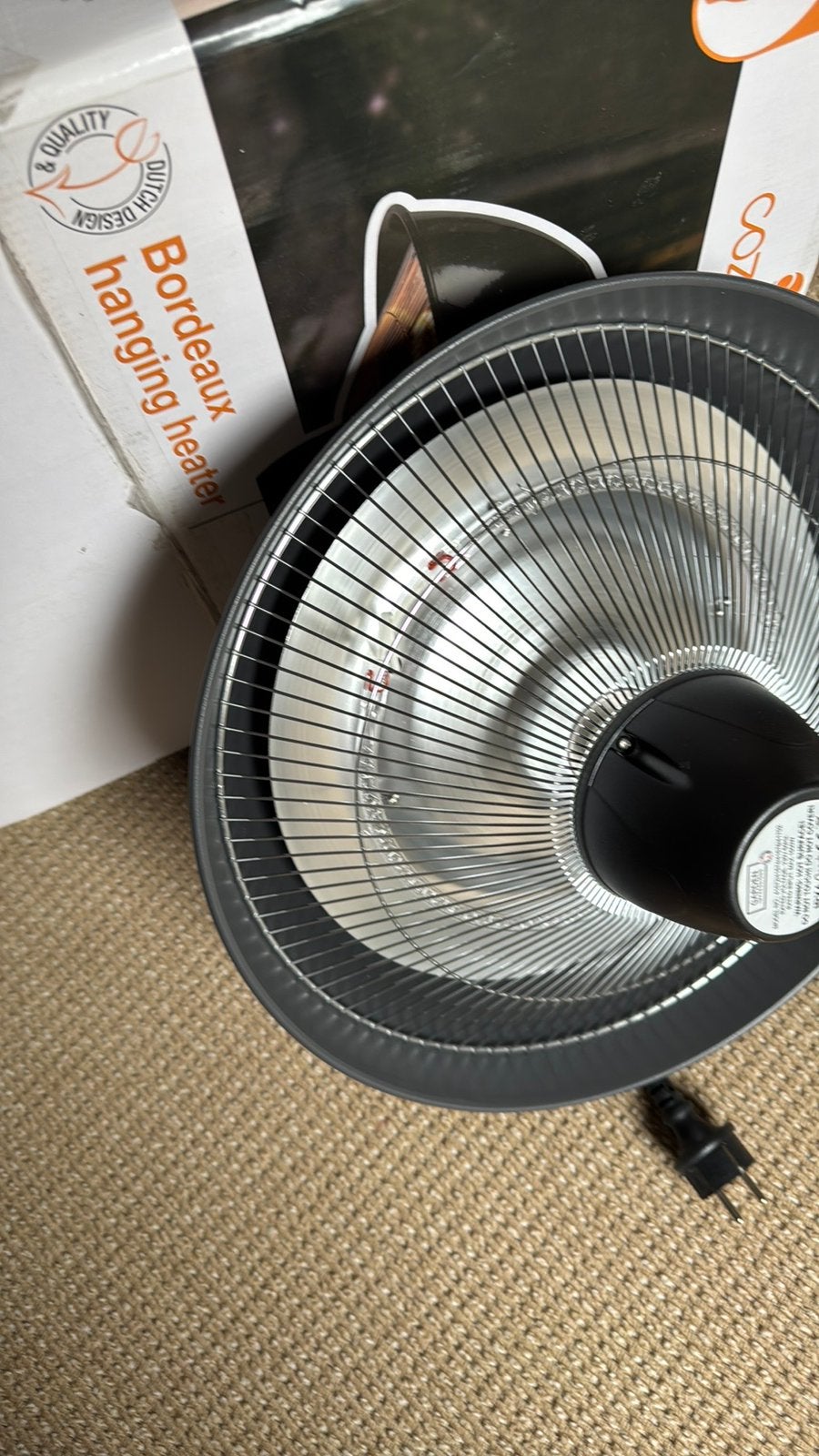 Terrasverwarmer, Tuin en Terras, Ophalen of Verzenden, Nieuw, Elektrisch, Plafond