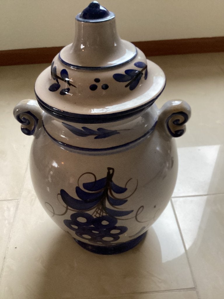 Vintage Rumtopf pot met deksel, Antiek en Kunst, Ophalen of Verzenden