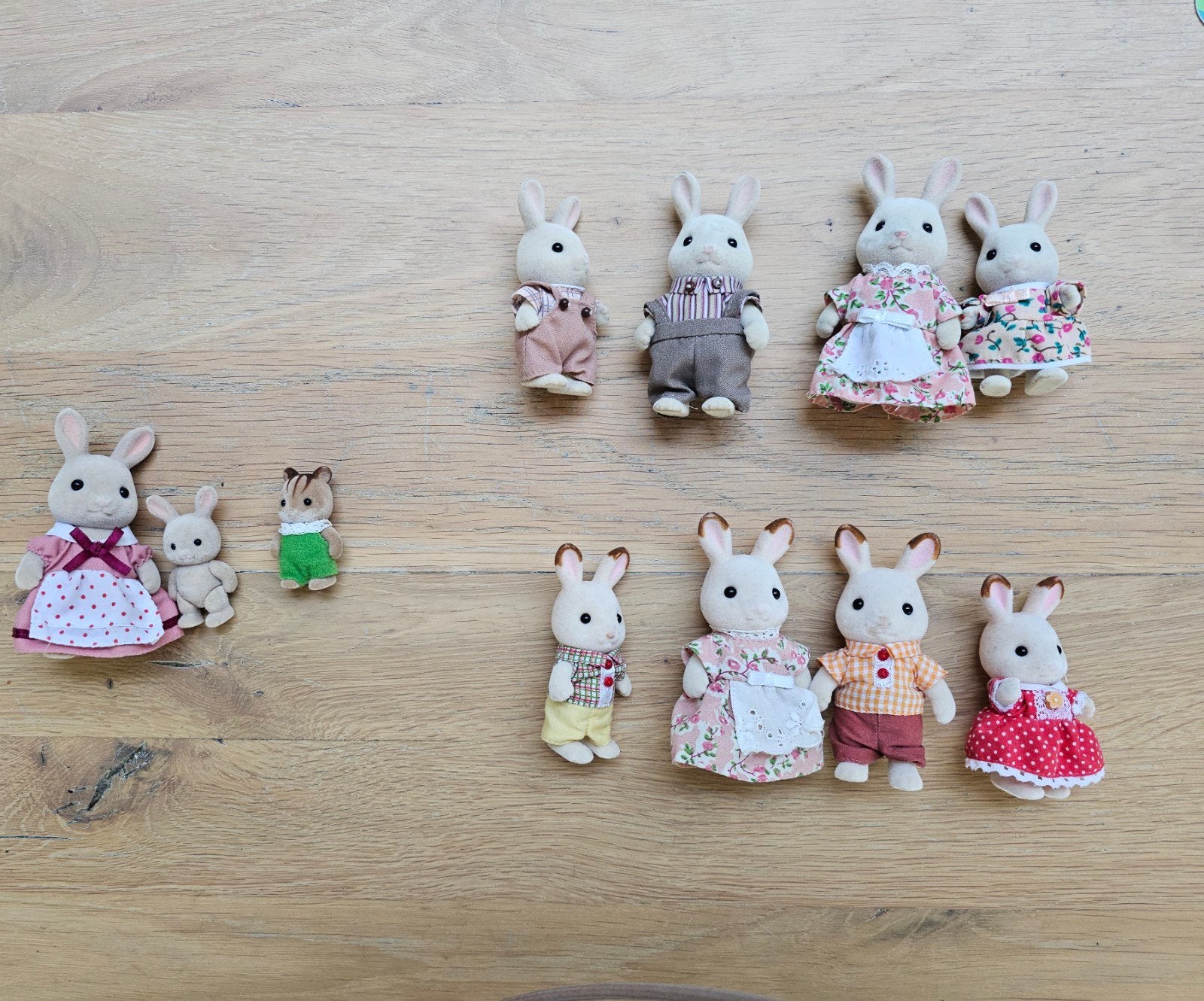 11 sylvanian families poppetjes, Ophalen