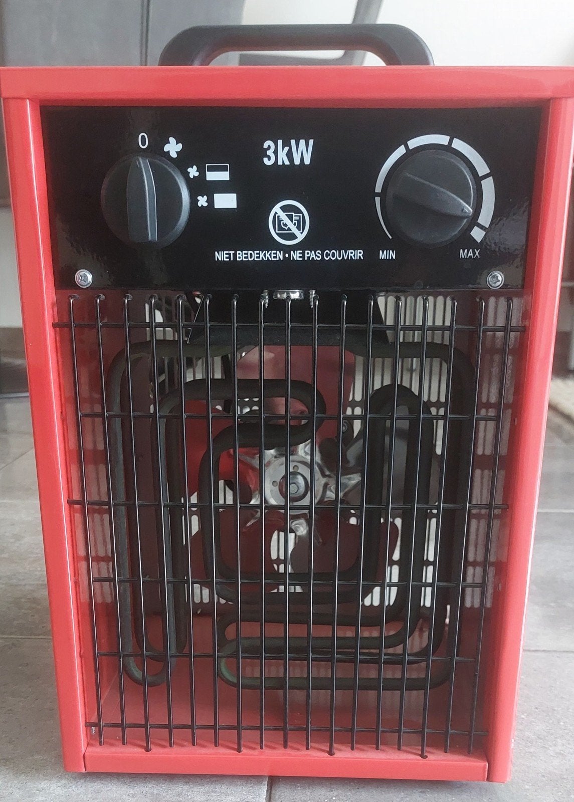 Handson werkplaatskachel 3000 W, Huis en Inrichting, Kachels, Overige soorten, Elektrisch, Ophalen of Verzenden, Zo goed als nieuw