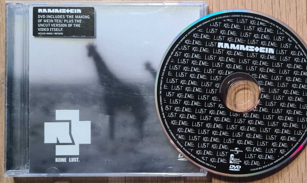 RAMMSTEIN - Keine lust ( CD / DVD ), Cd's en Dvd's, Ophalen of Verzenden, Zo goed als nieuw, Metal