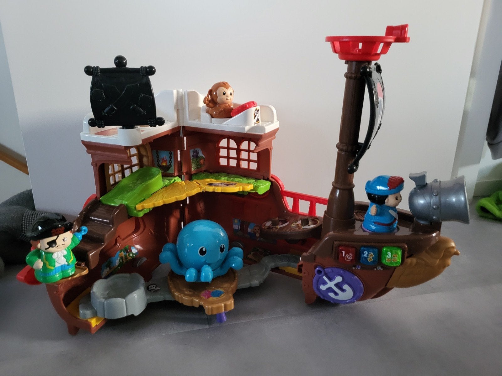 Vtech piratenschip, Kinderen en Baby's, Speelgoed | Vtech, Ophalen, Zo goed als nieuw, 6 maanden tot 2 jaar