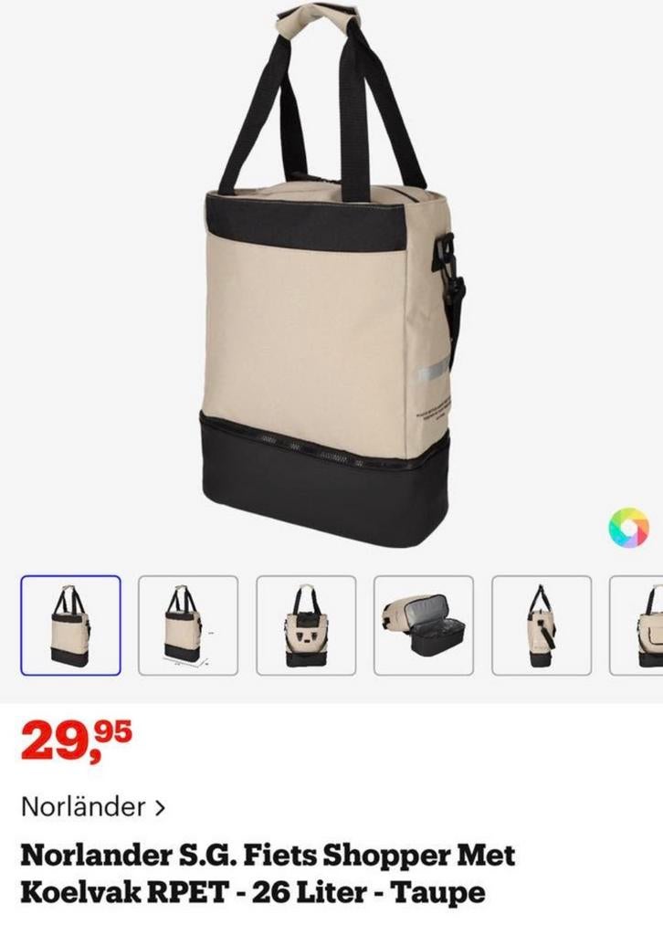 Norländer fietshopper, nieuw!, Ophalen, Zo goed als nieuw, 30 cm of meer, Minder dan 35 cm
