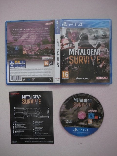 Metal Gear Solid Survive Playstation 4 PS4, Spelcomputers en Games, Avontuur en Actie, Vanaf 18 jaar, 1 speler, Nieuw