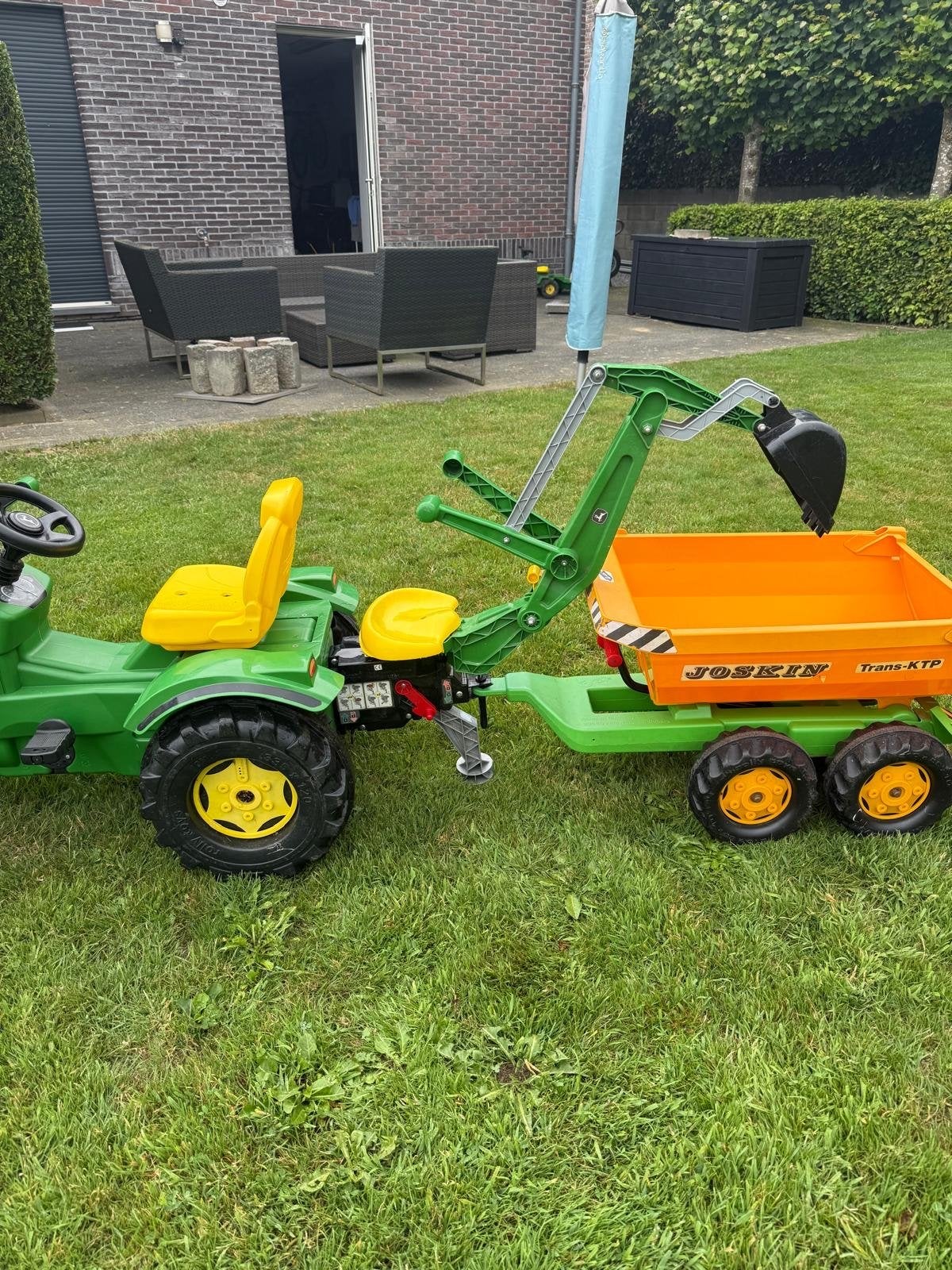 Kraan/graafarm/machine Rolly Toys John Deere graafmachine, Ophalen of Verzenden, Gebruikt