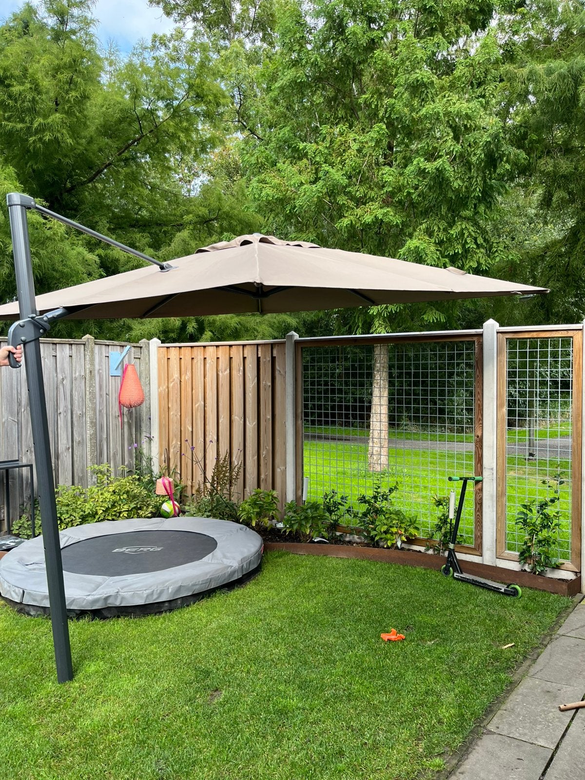 Parasol 3x3meter, Ophalen, Zo goed als nieuw, Minder dan 5 meter, Overige typen