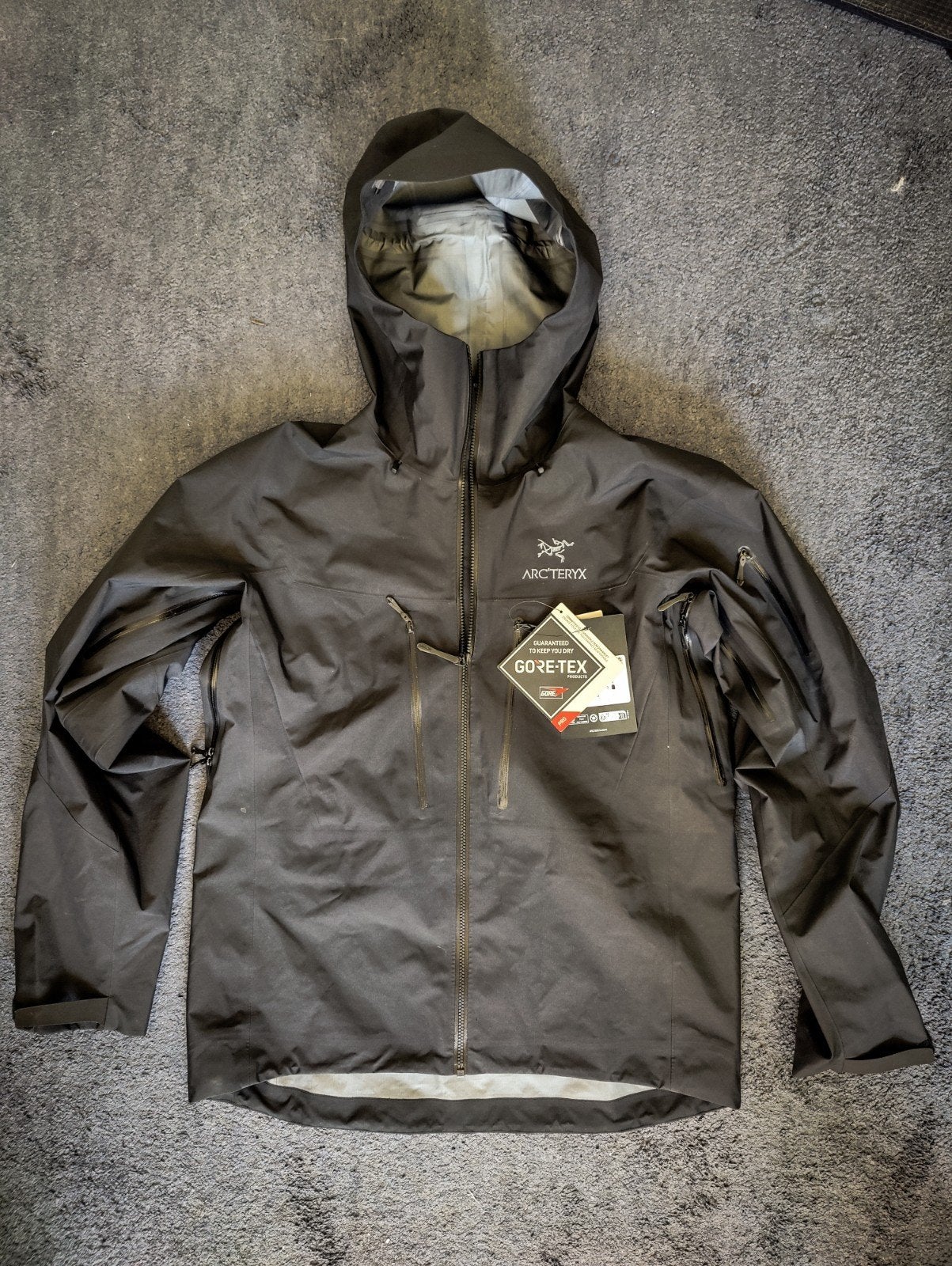 Arc'teryx Alpha SV Jacket - Zwart - Maat L, Kleding | Heren, Maat 52/54 (L), Zwart, Nieuw, Ophalen of Verzenden