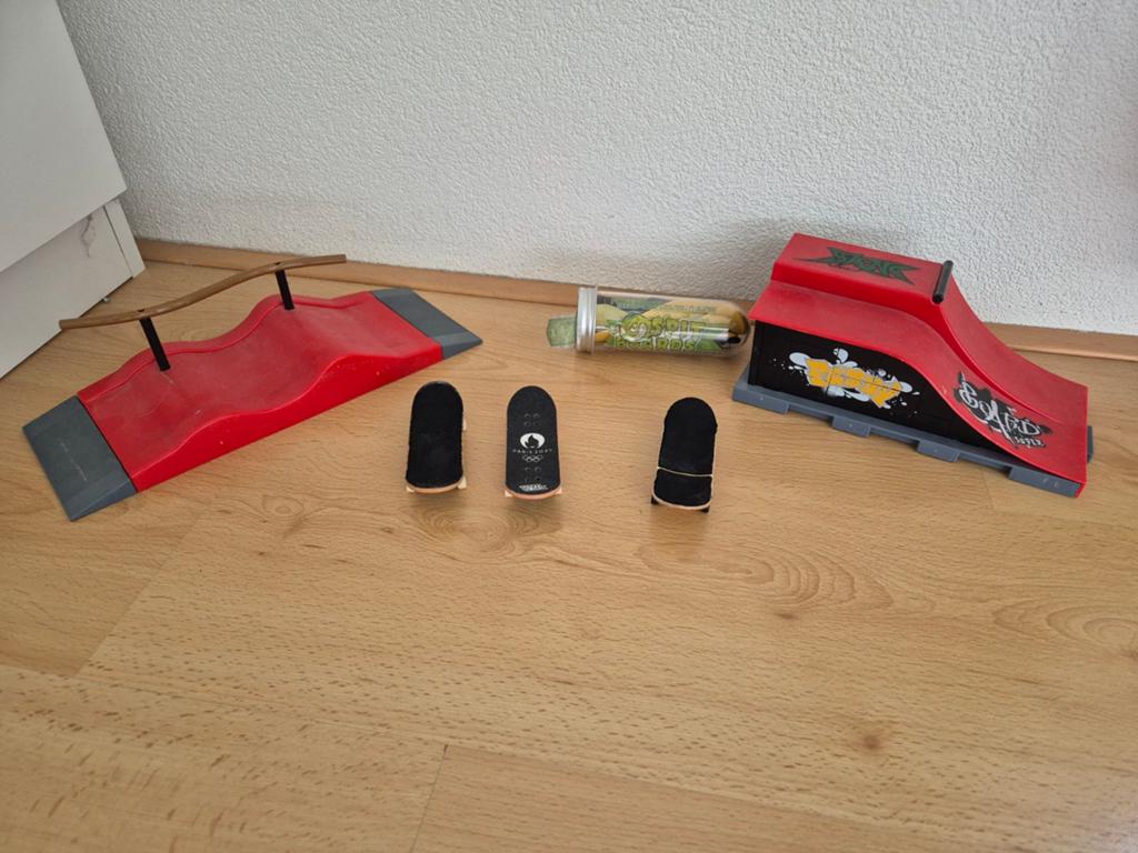 Tech Deck Fingerboard Set met Ramps en Skateboards, Kinderen en Baby's, Speelgoed | Overig, Ophalen of Verzenden, Gebruikt, Jongen of Meisje