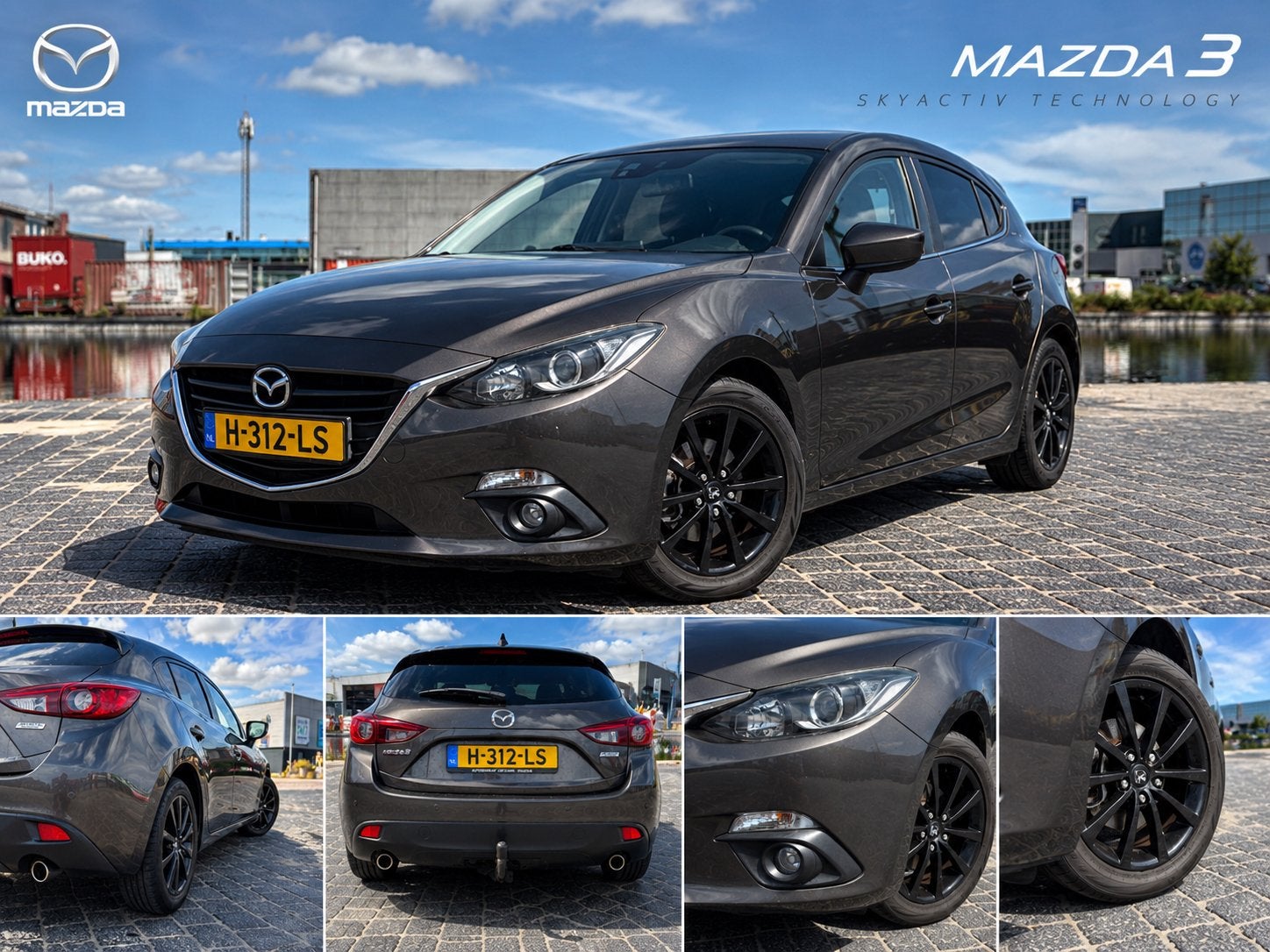 Mazda 3 Skyactive-g 120 pk, Auto's, Voorwielaandrijving, Stof, Zwart, 4 cilinders
